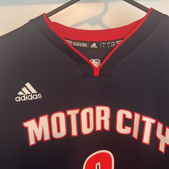 Adidas Detroit Pistons Jersey. #0 Andre Drummond motor city jersey Large - Picture 4 of 4